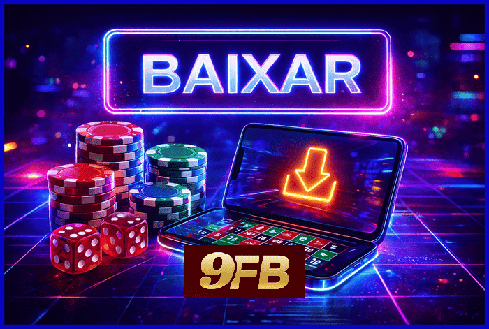 Banner destacando o app 9FB disponível para baixar grátis