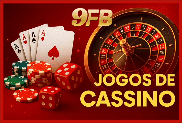 Variedade de jogos 9FB com 2.500 opções.